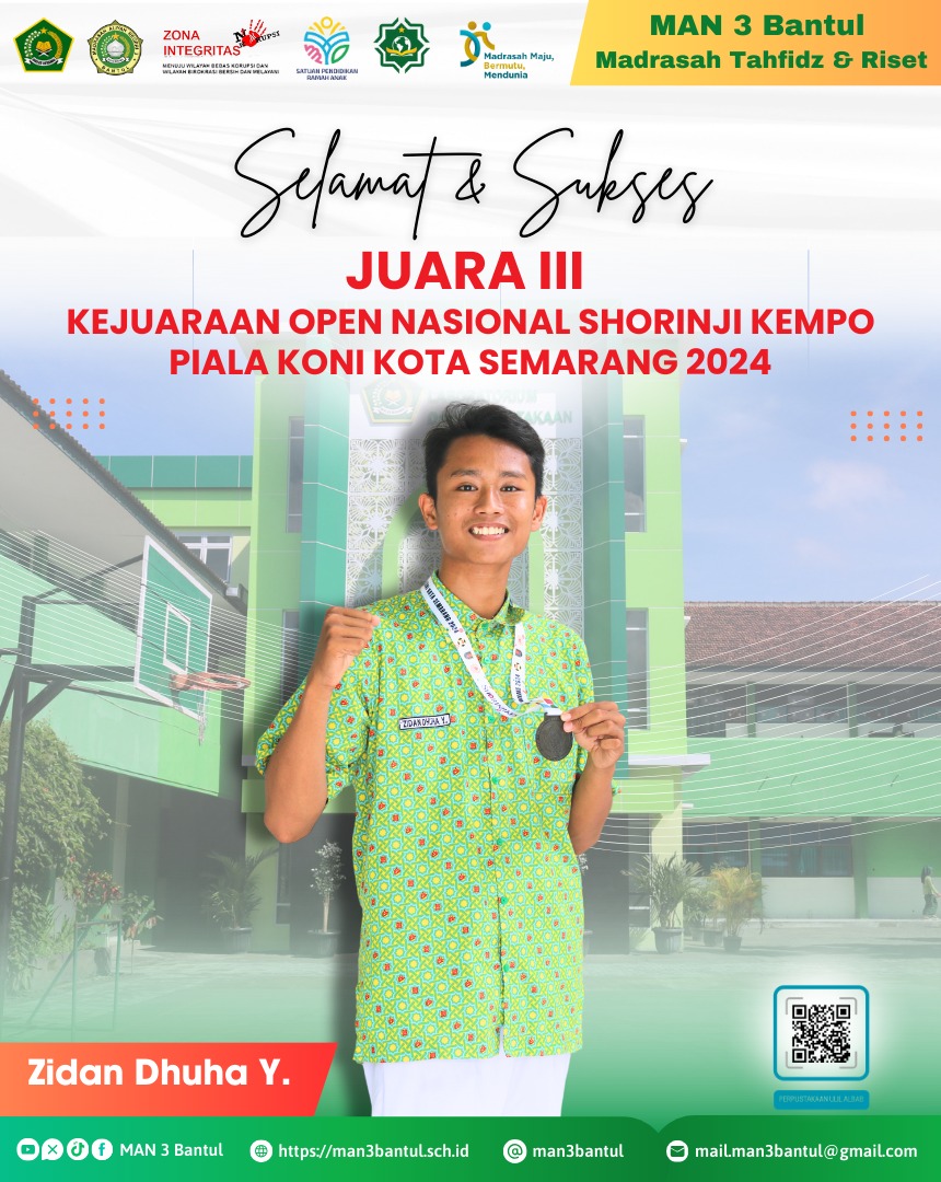 Juara III Kejuaraan Open Nasional Shorinji Kempo Piala KONI Kota Semarang 2024