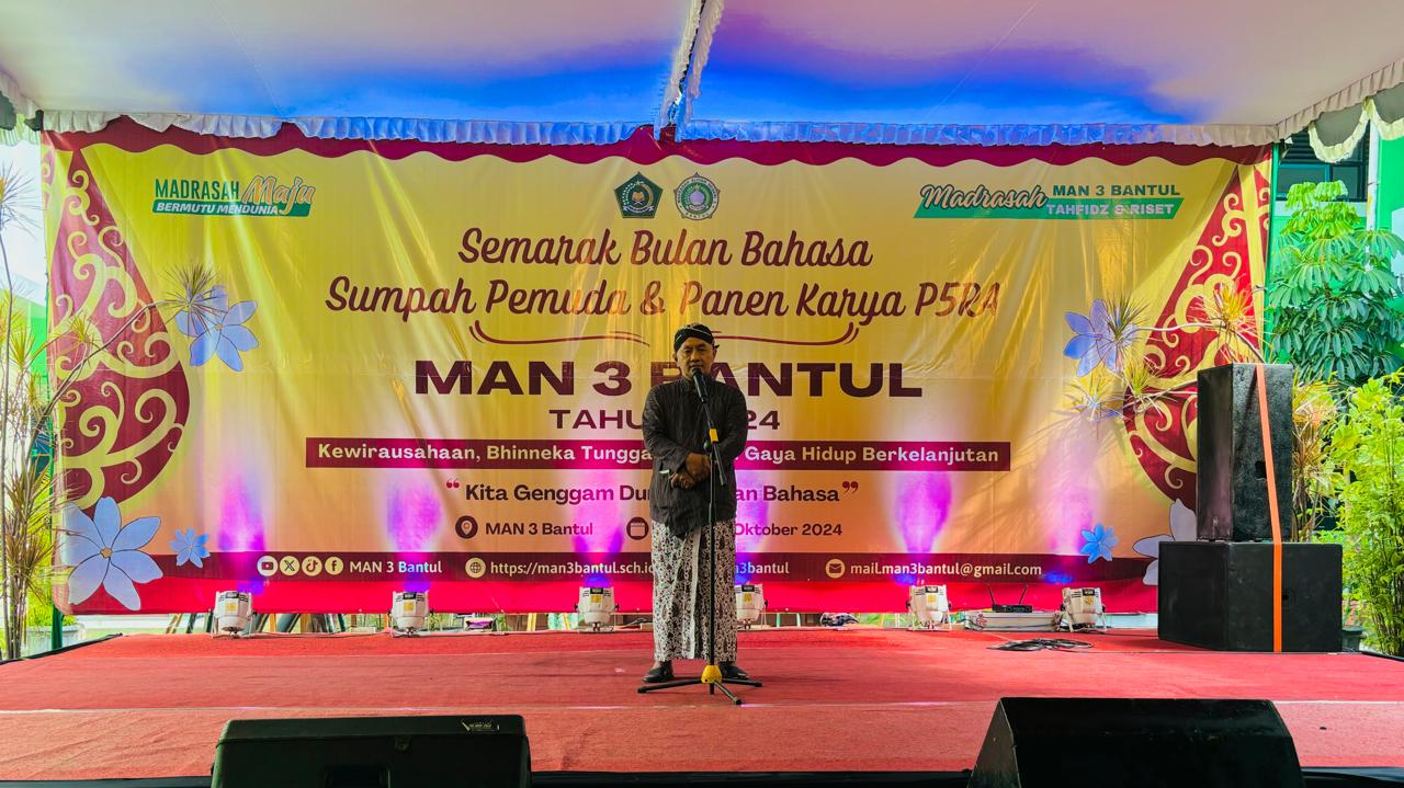 Semarak Bulan Bahasa 2024 MAN 3 Bantul