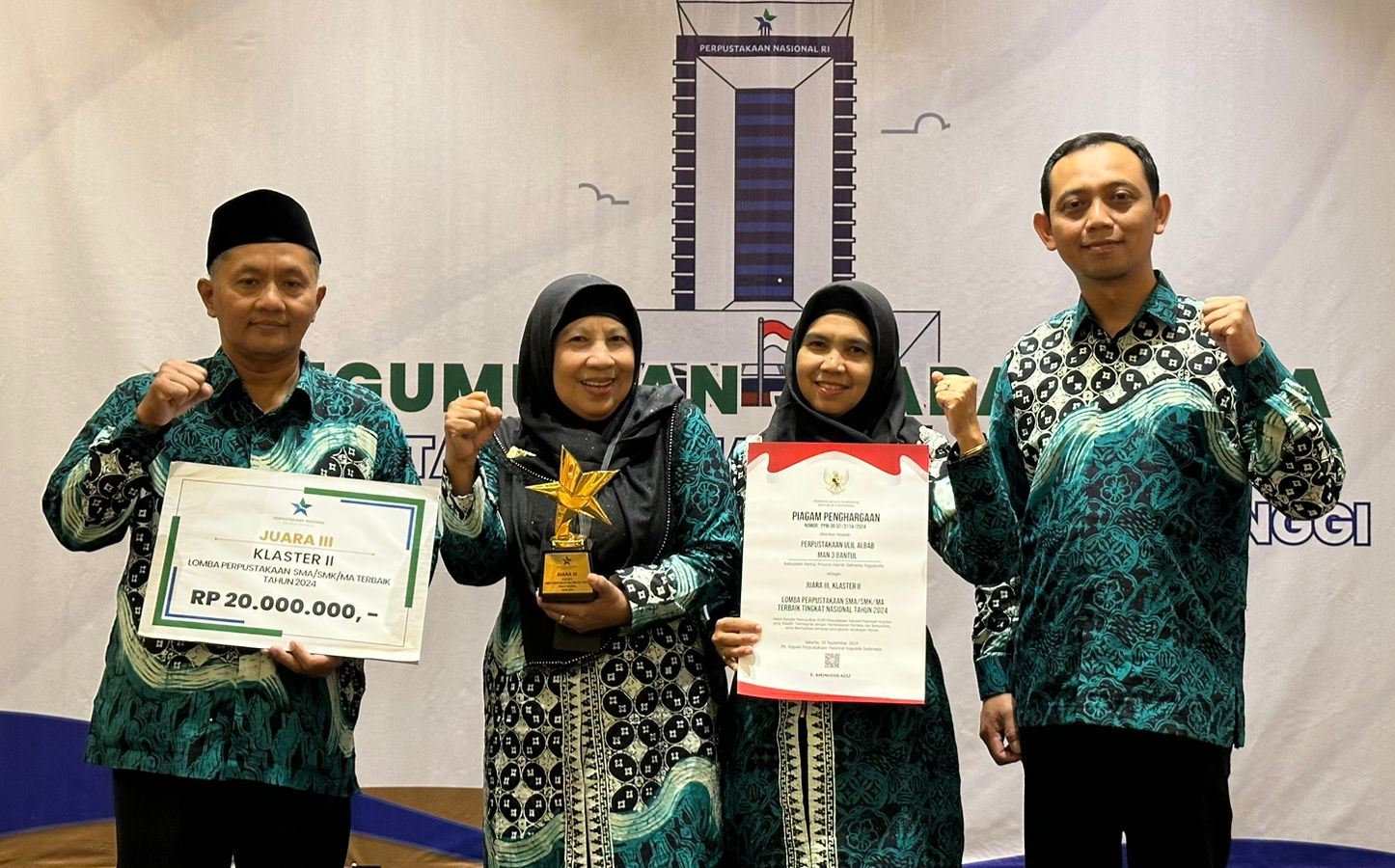 JUARA 3 PERPUSTAKAAN TEBAIK NASIONAL 2024